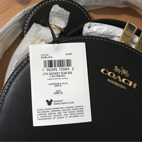 🐭 Disney X Coach Mickey Mouse Ear Bag - Picture 9 of 14